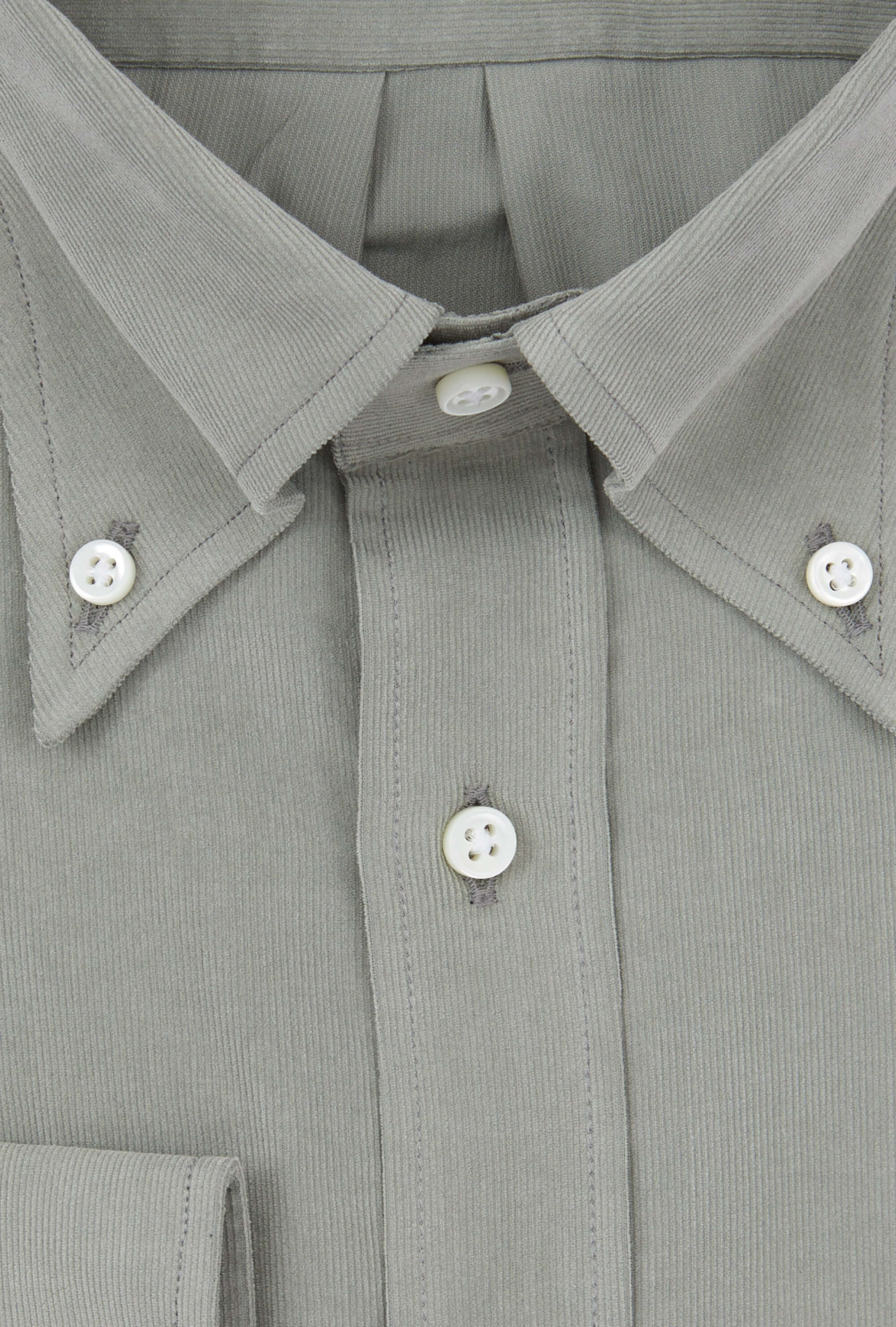 Button Down Sport Shirt Corduroy Mint