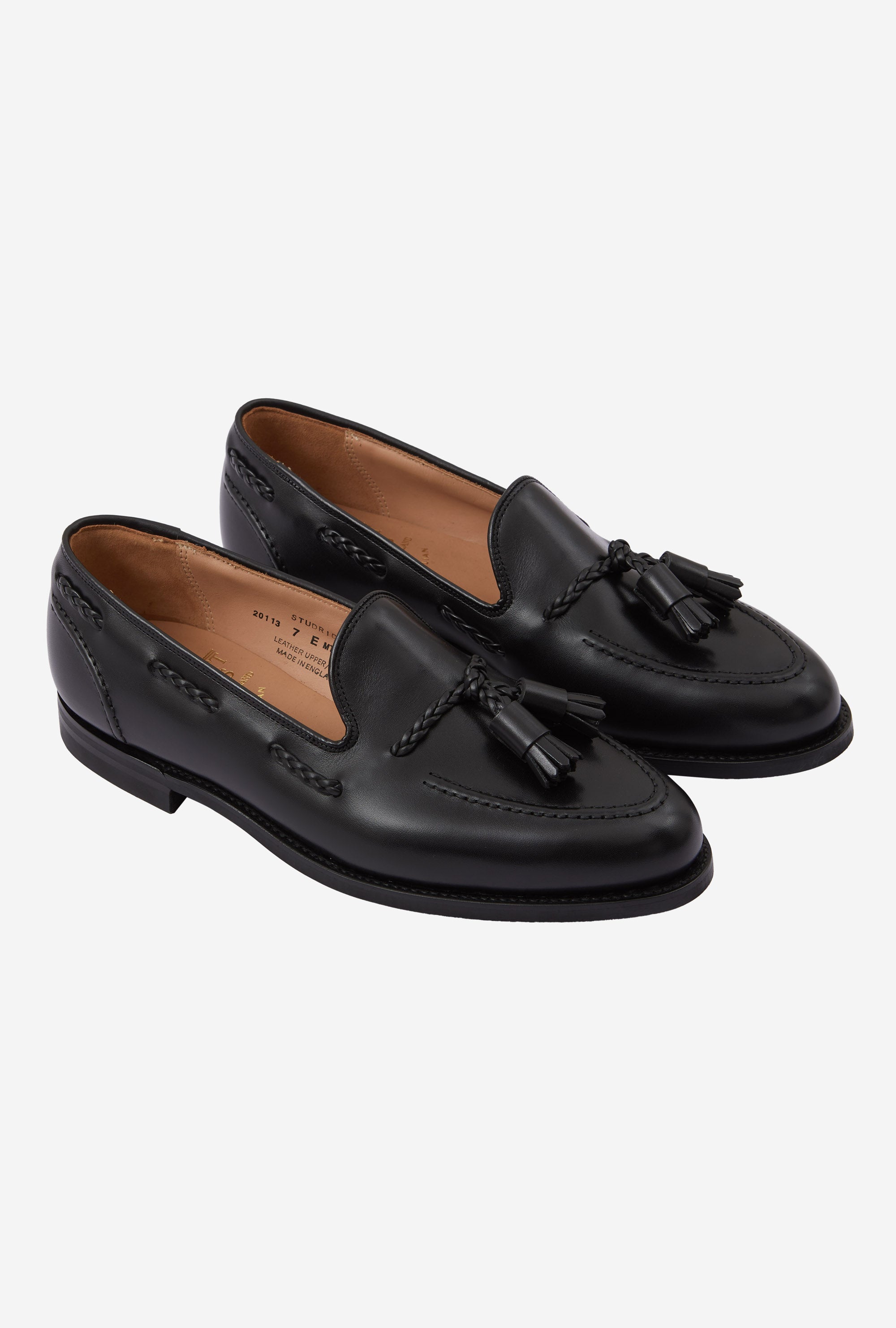 Crockett & Jones Studridge Loafer Black Calf City Sole