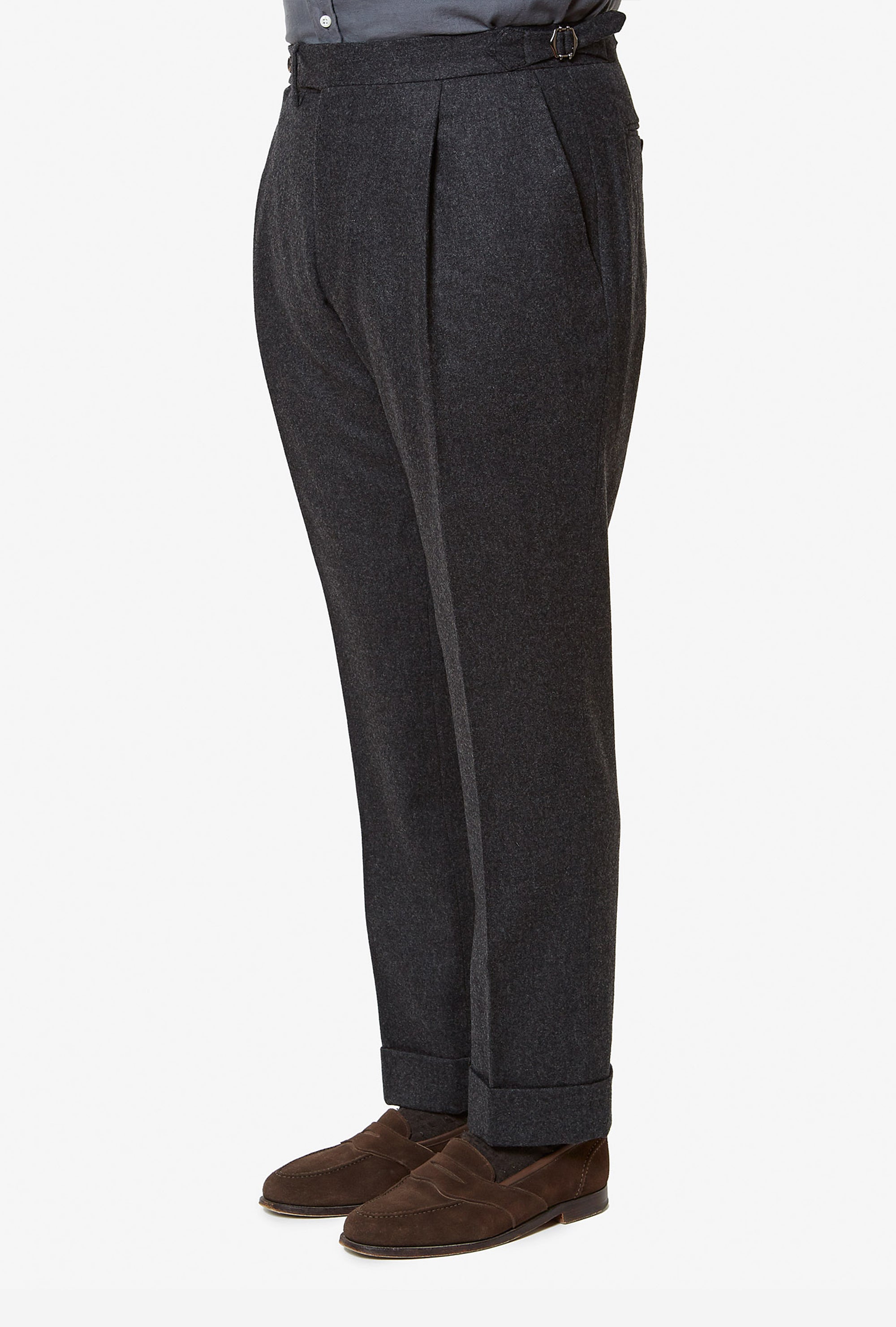 Tailored Trouser Charcoal Flannel