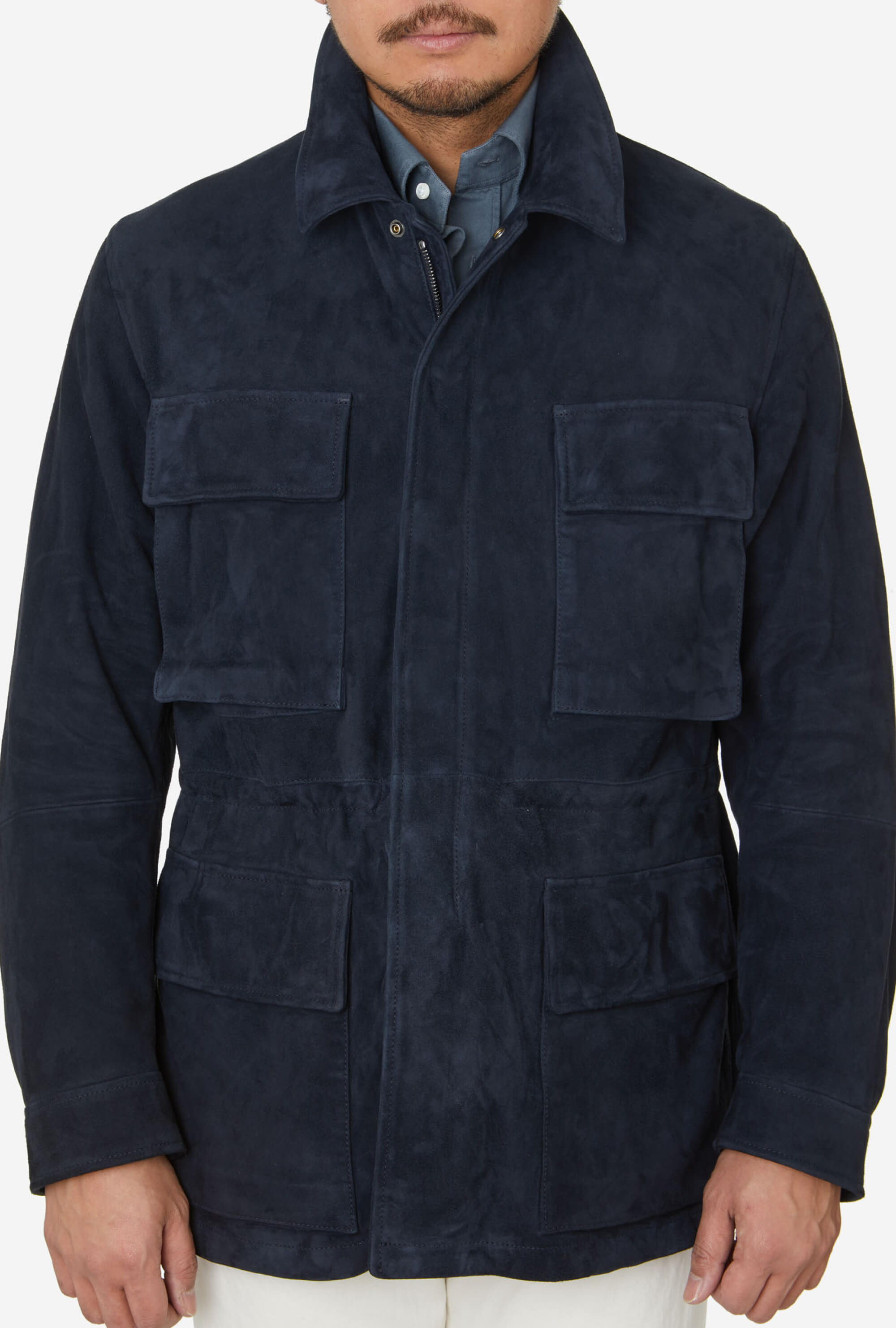 Mens suede field discount jacket