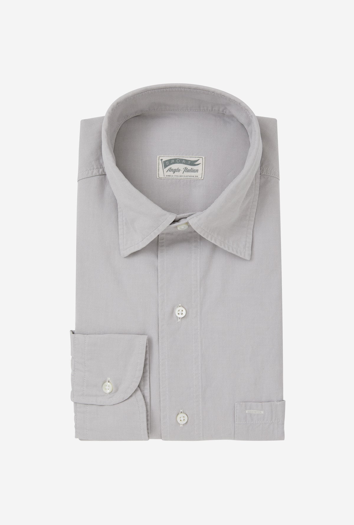 Mechanics Shirt Washed Cotton Twill Lunar Grey
