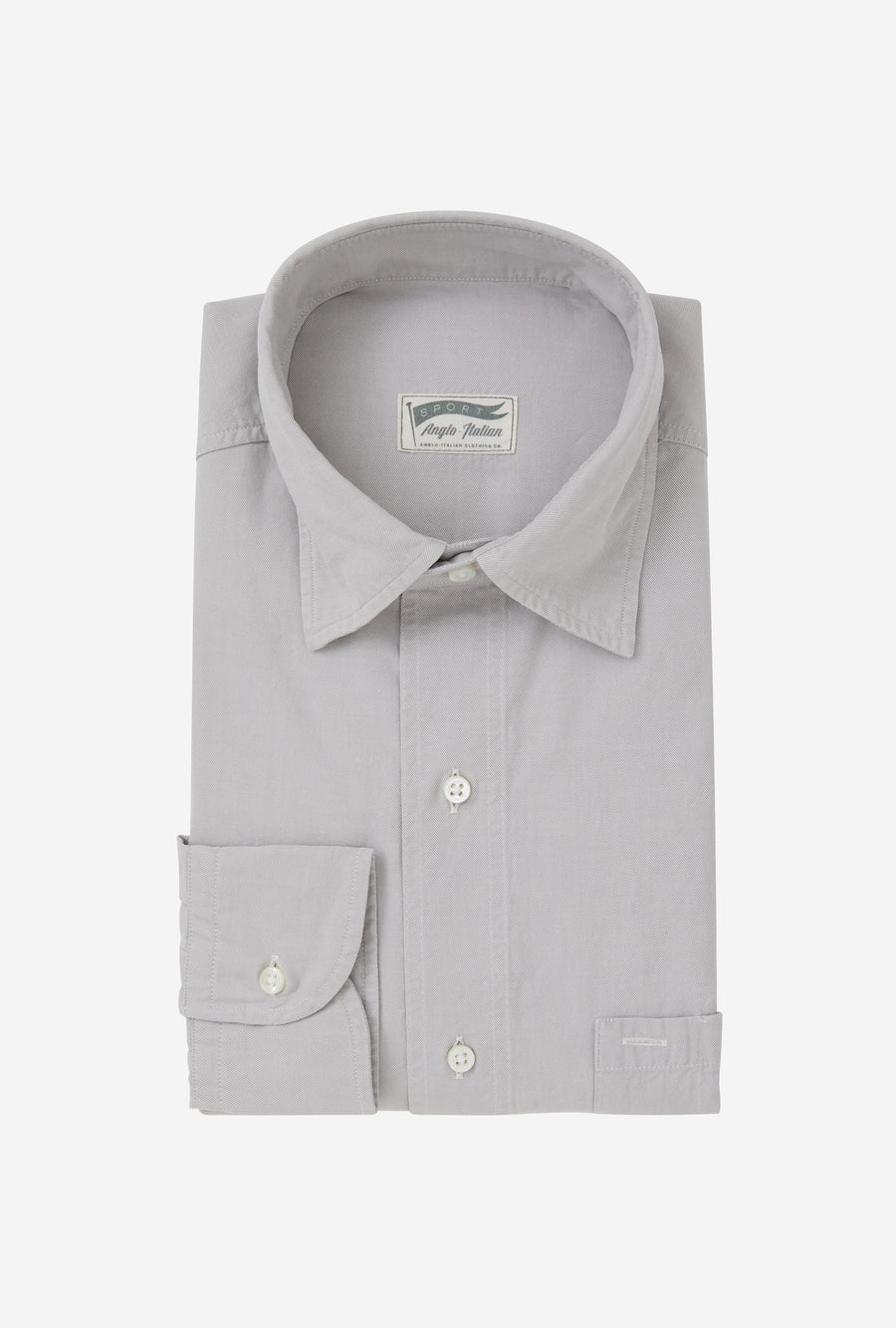 Mechanics Shirt Washed Cotton Twill Lunar Grey