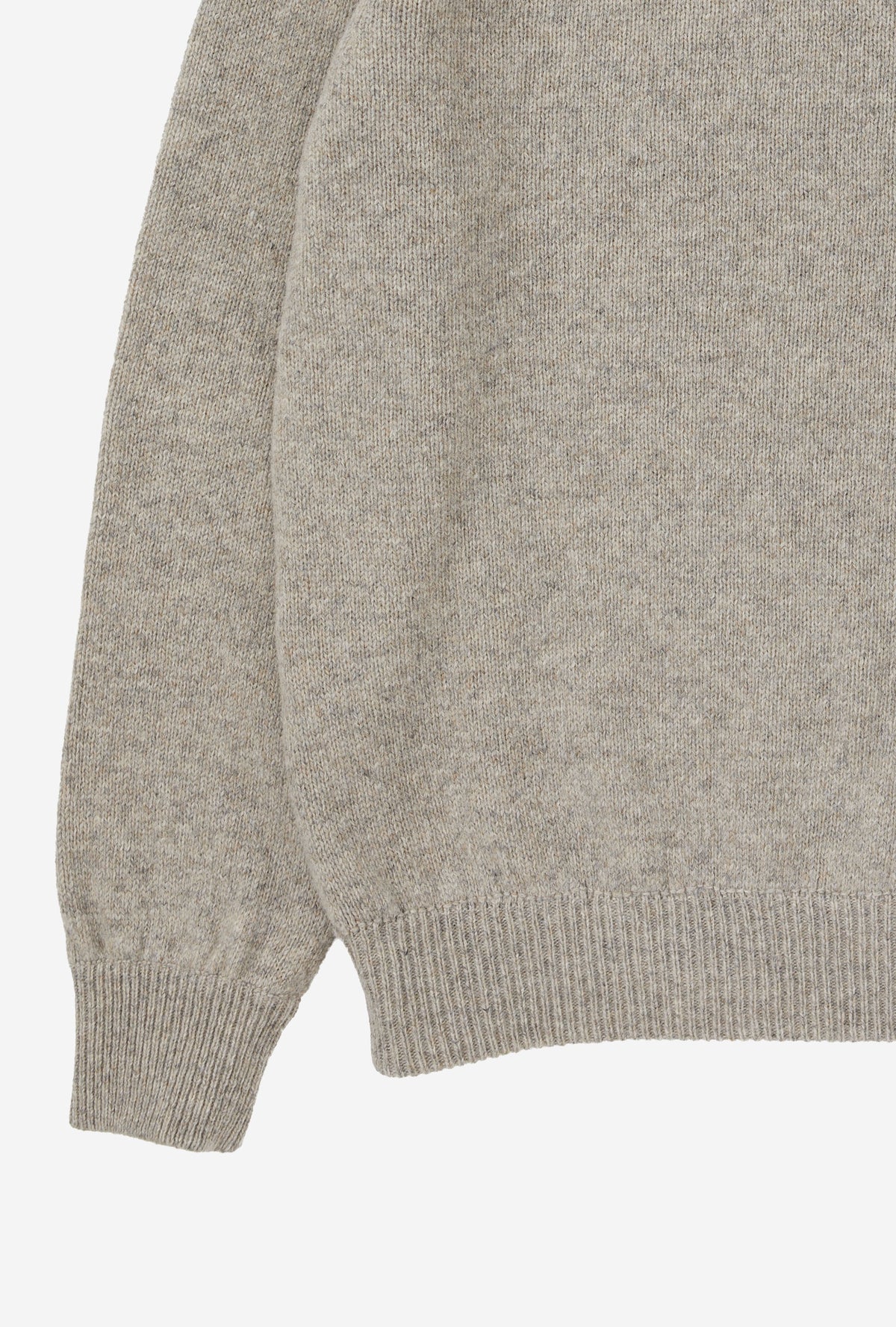Crewneck Shetland Oat Melange