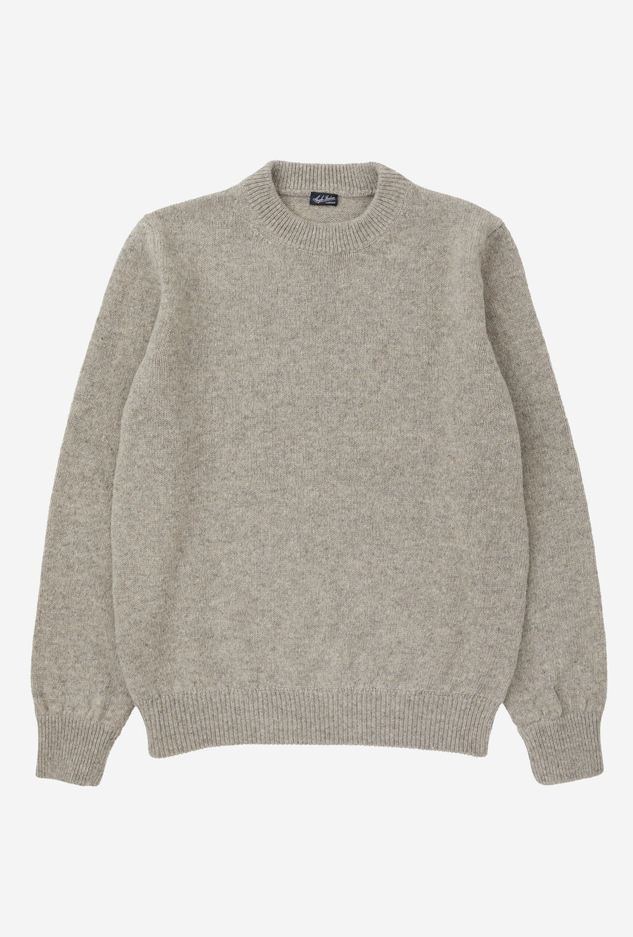 Crewneck Shetland Oat Melange
