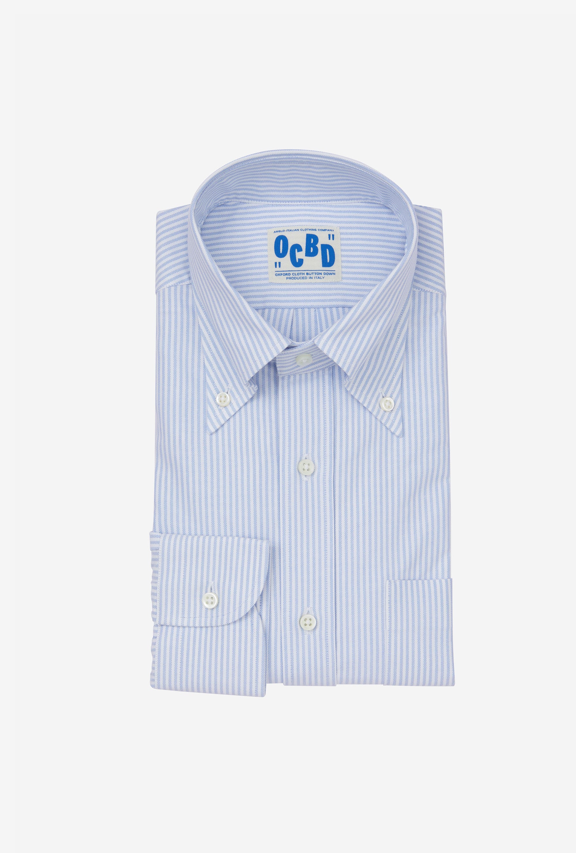 OCBD Shirt University Stripe Blue Oxford