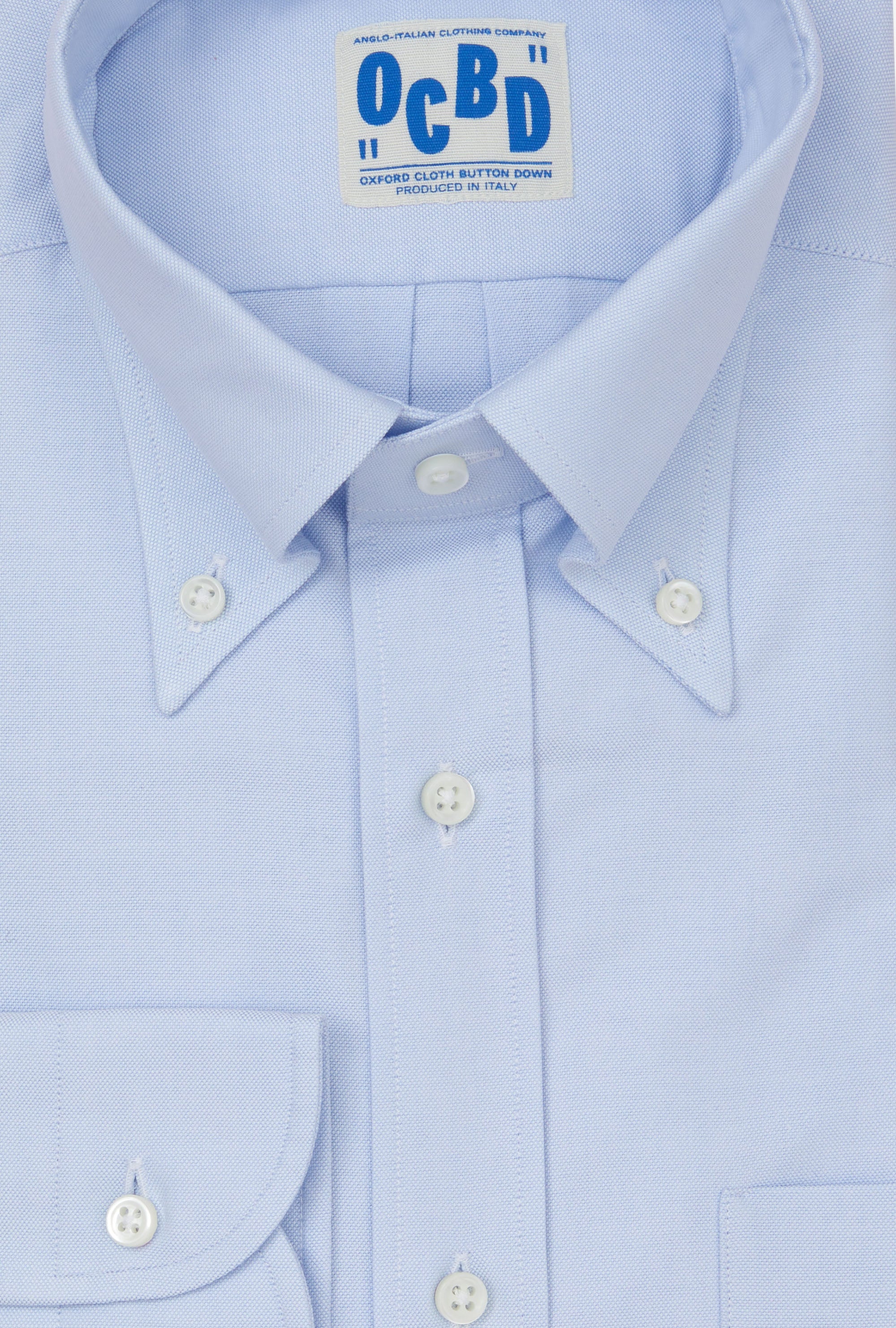 OCBD Shirt Ice Blue Oxford