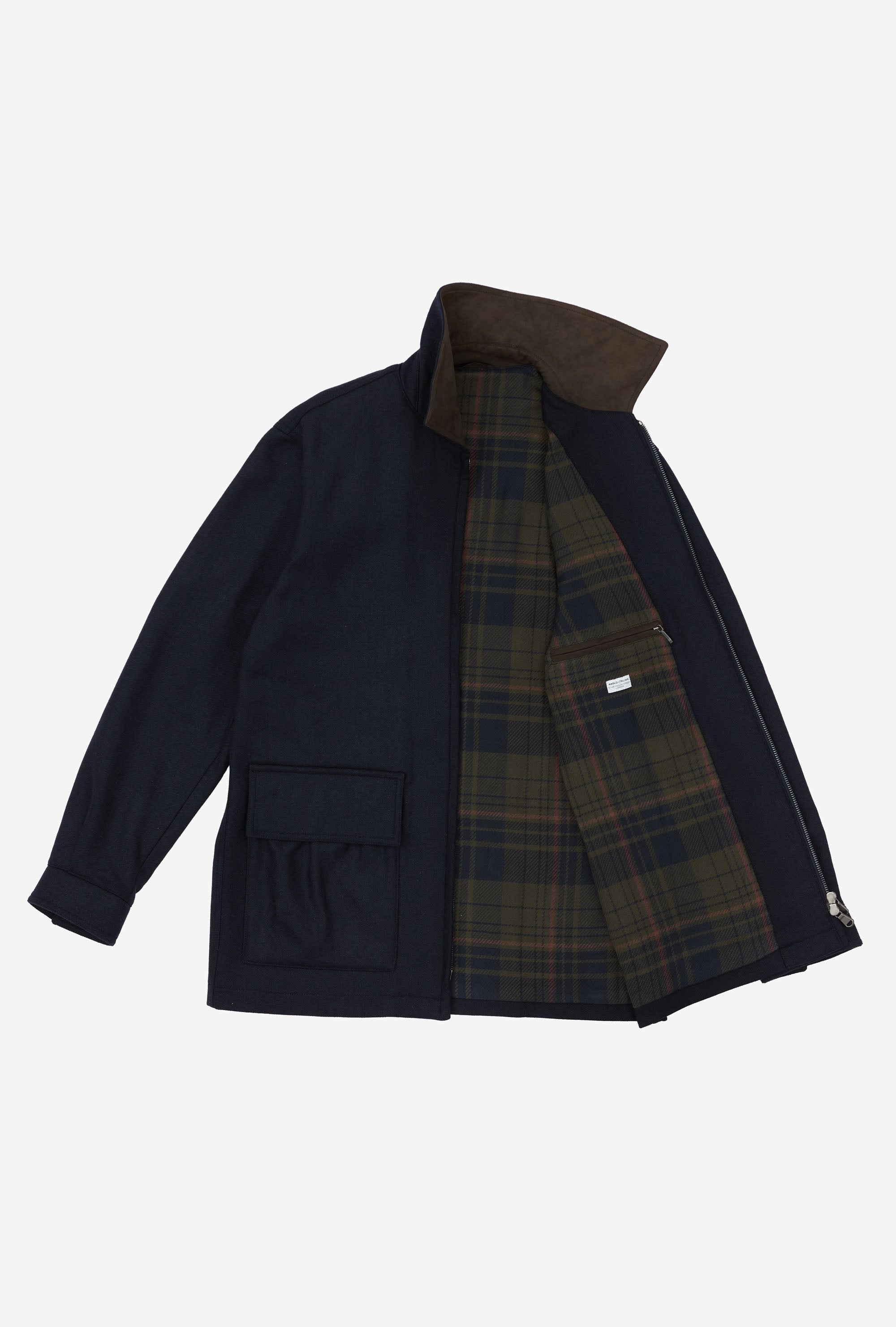 Shooting Jacket Technical Wool Navy