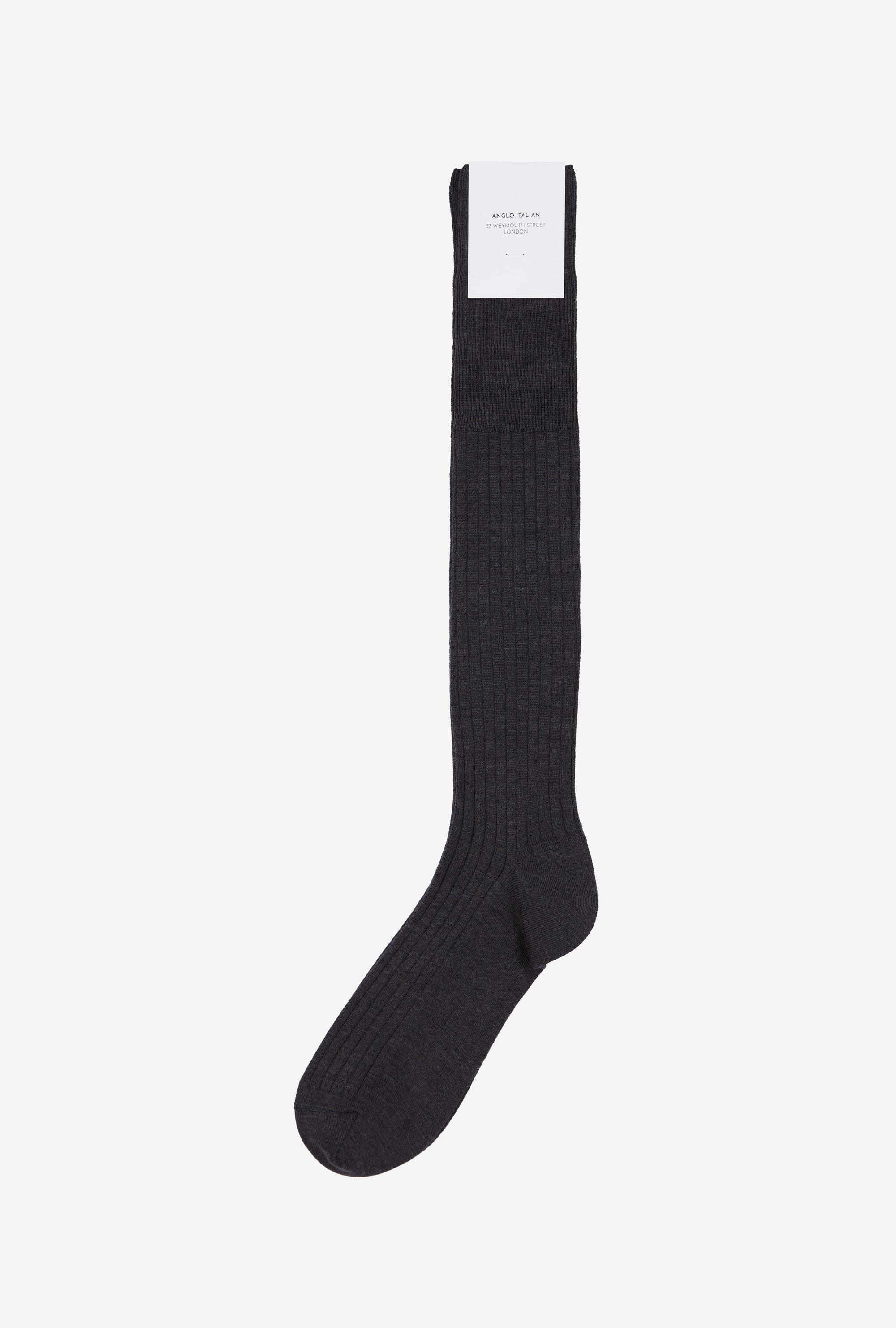 Wool OTC Sock Charcoal