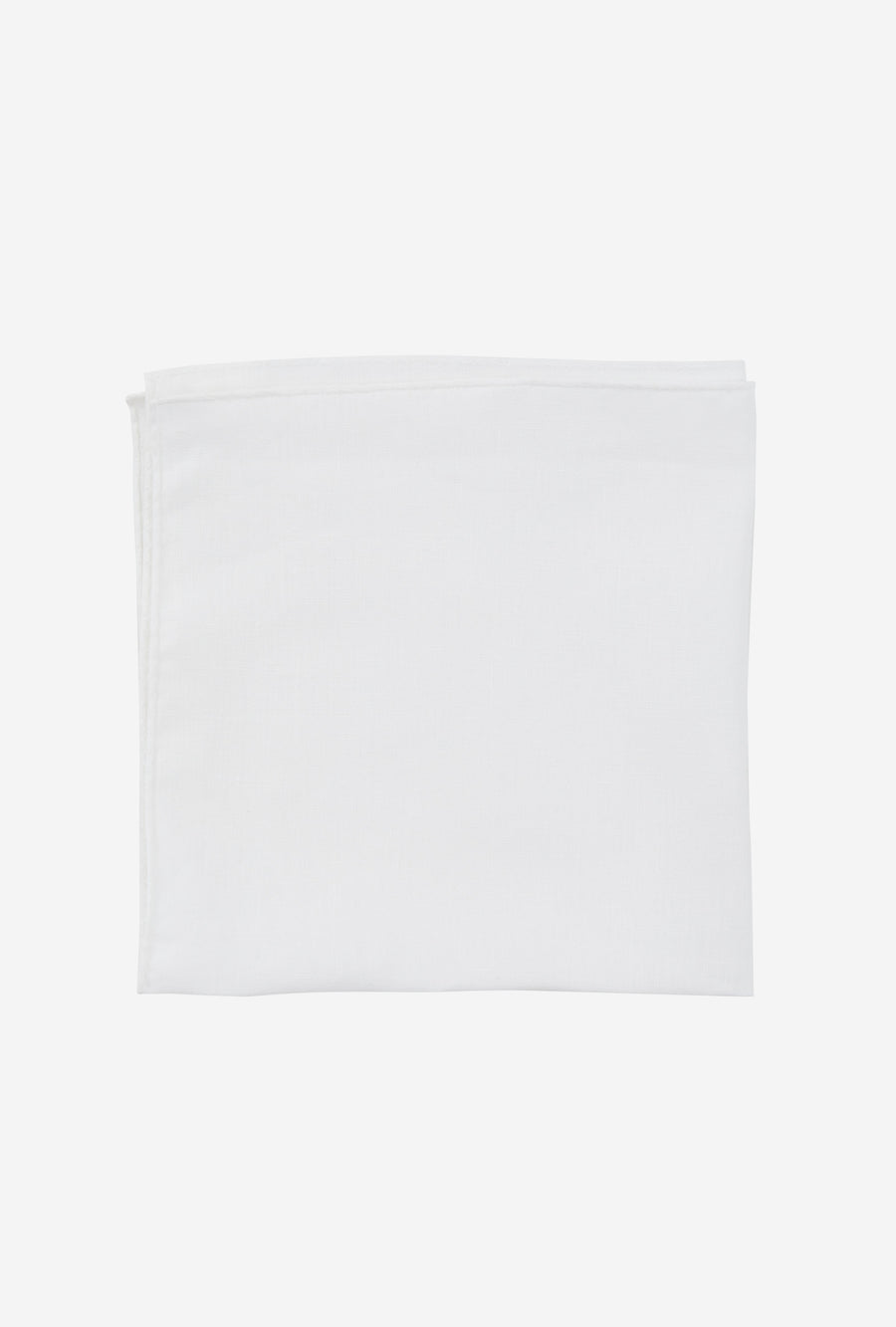 Pocket Square Linen White