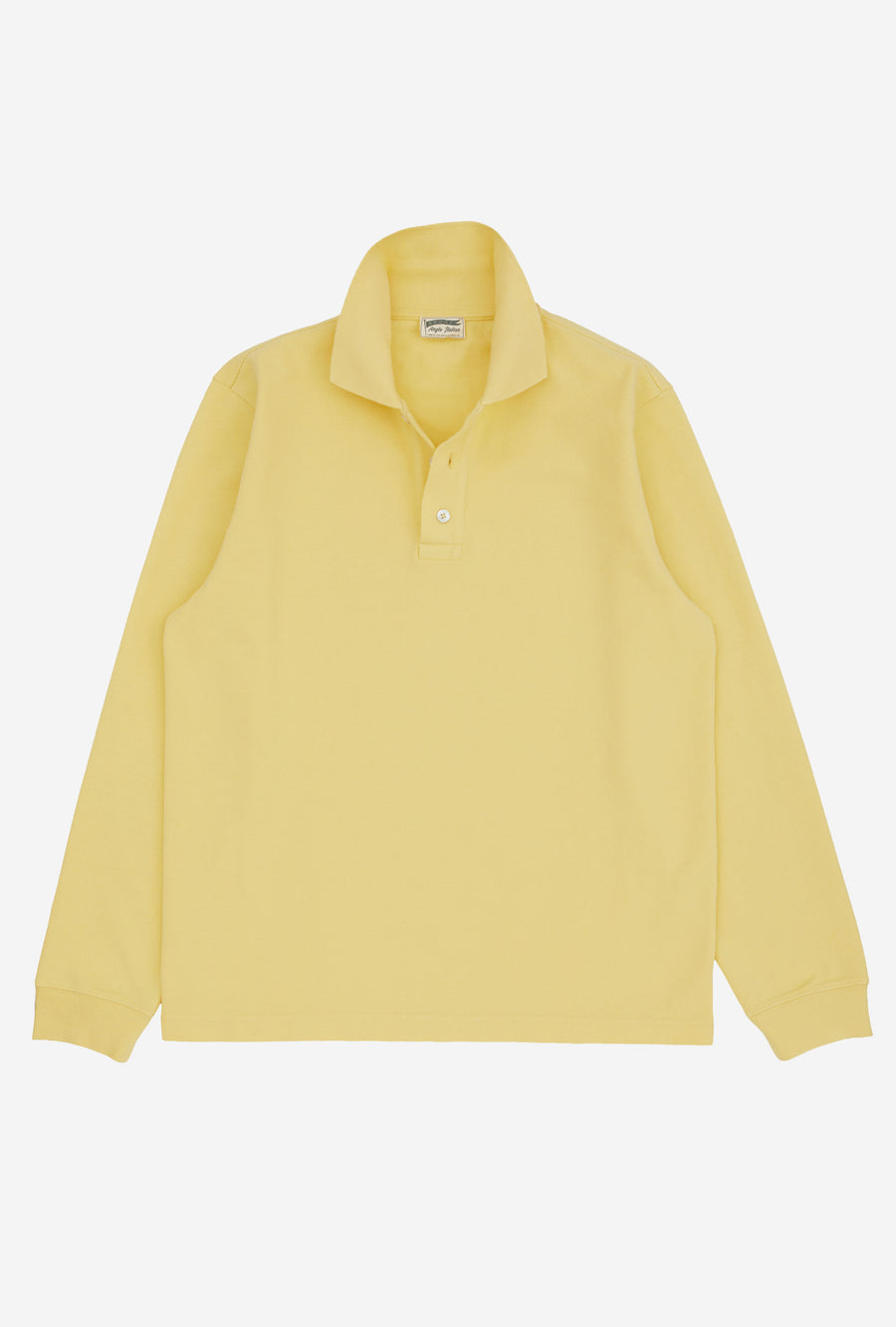Polo Shirt Long Sleeve Lemon