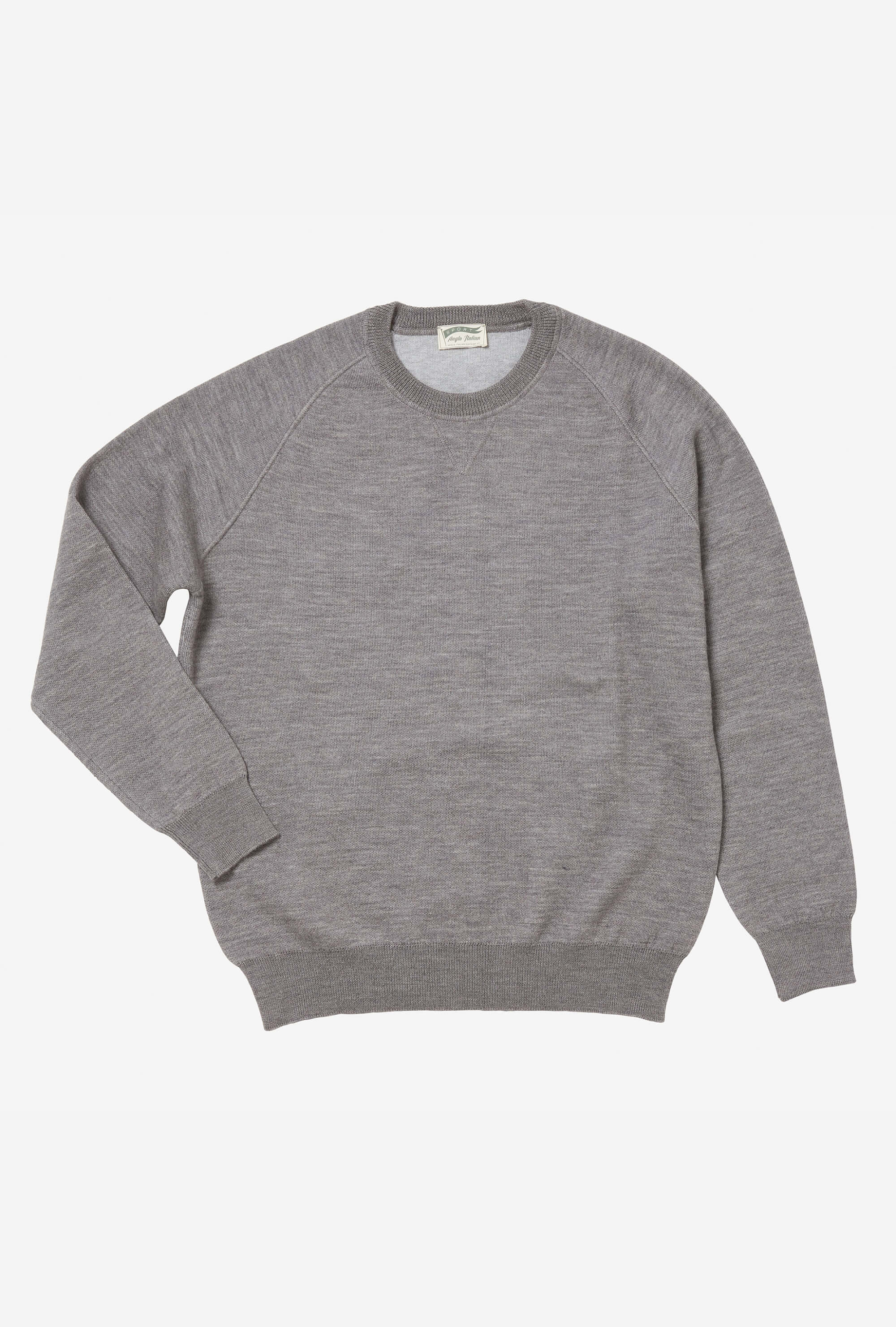 Sport Sweatshirt Merino Cotton Grey