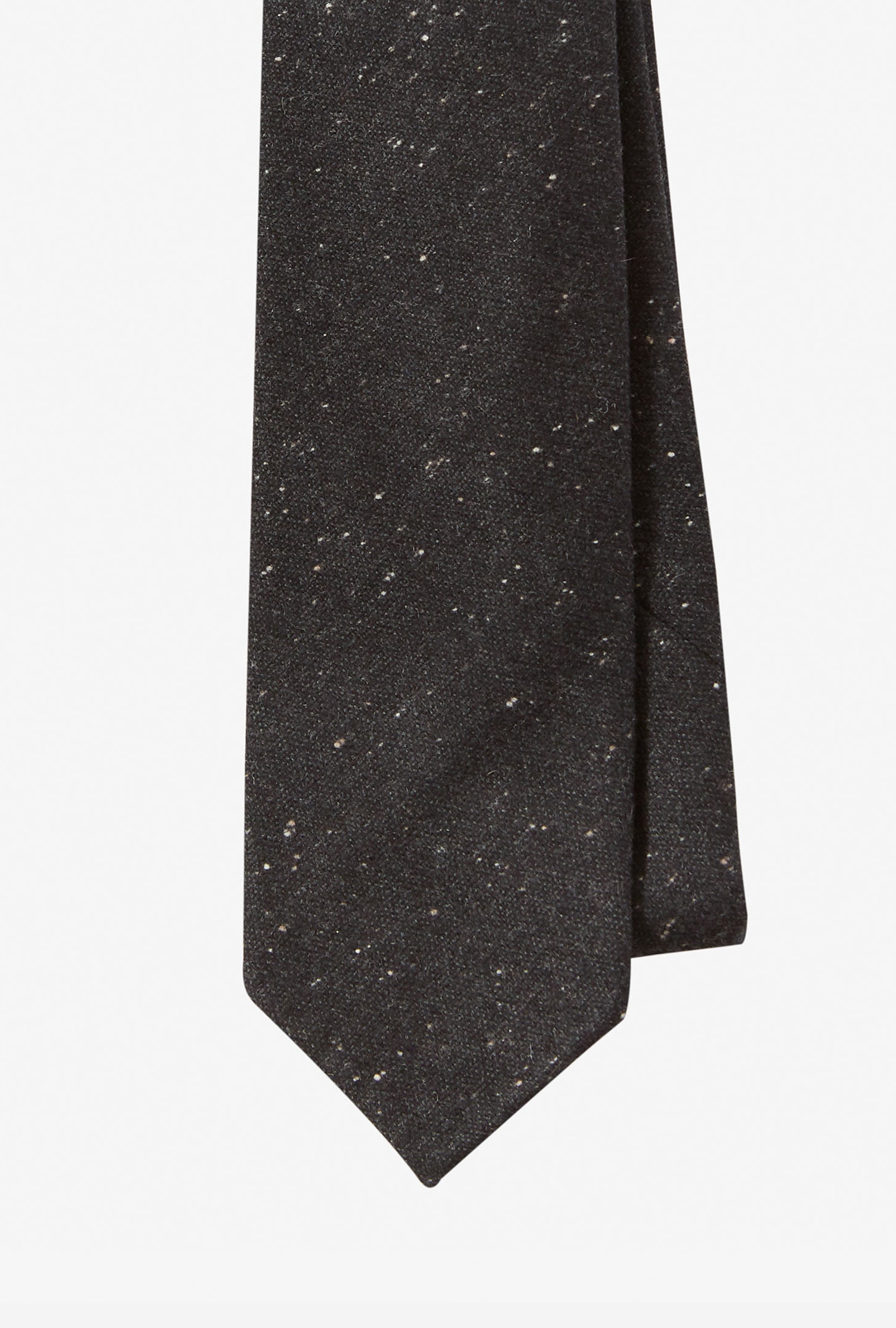 Wool Tie Donegal Charcoal