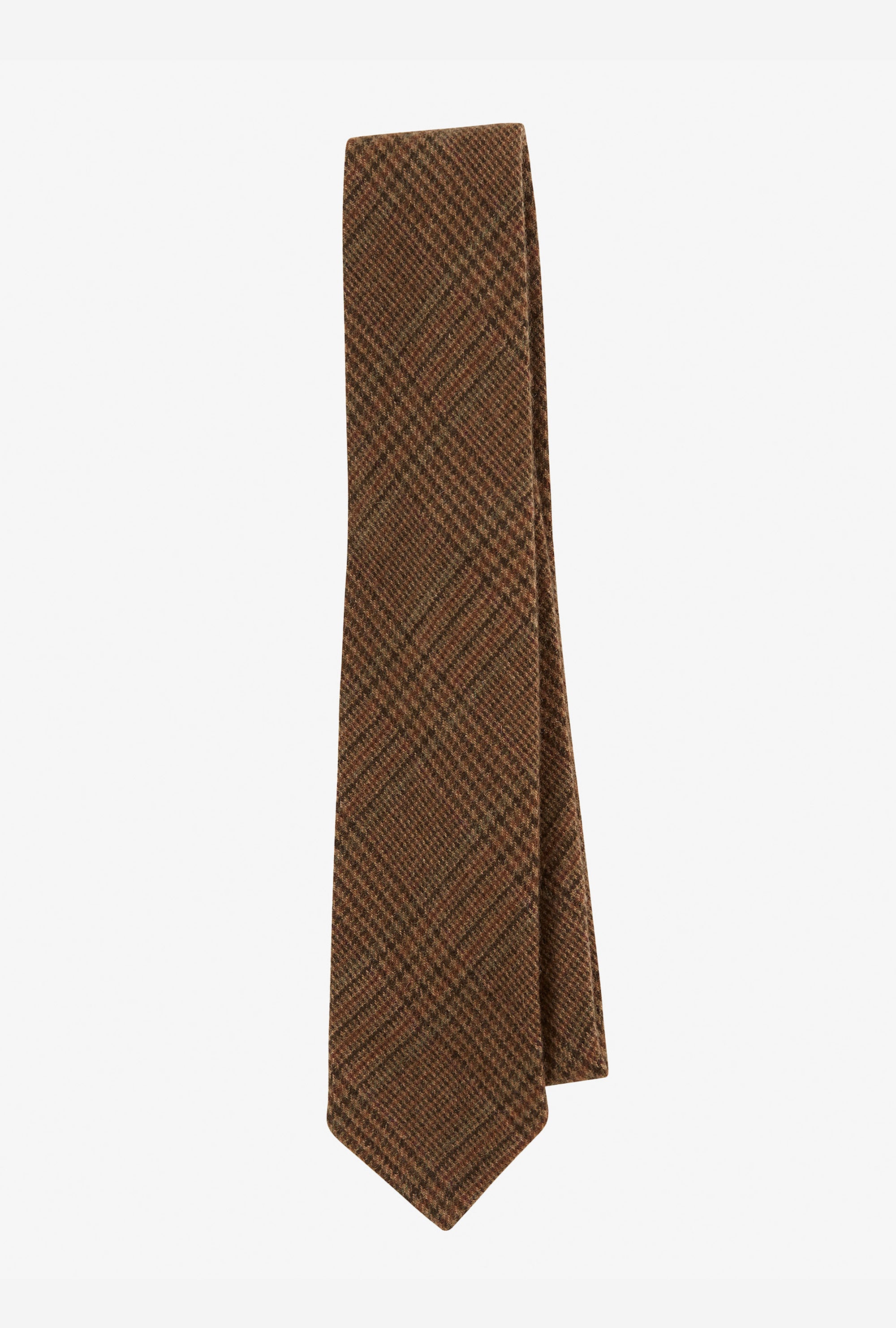 Cashmere Tie Fawn Glen Plaid Multi Overcheck