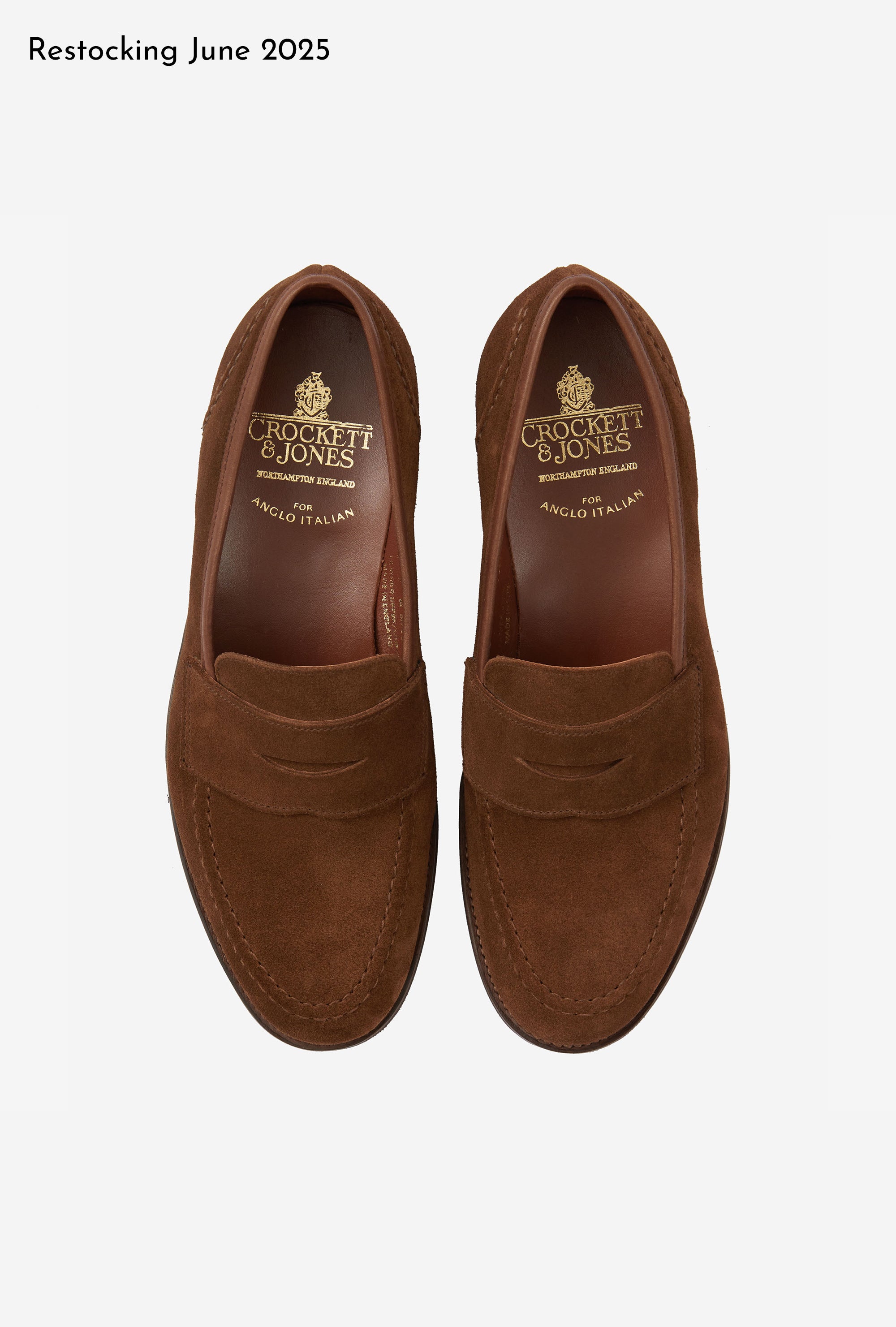 Crockett & Jones Unley Loafer Snuff Suede City Sole