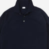 Raglan Sleeve Polo Wool-Cashmere Navy