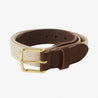 Webbed Belt Canvas Suede Taupe